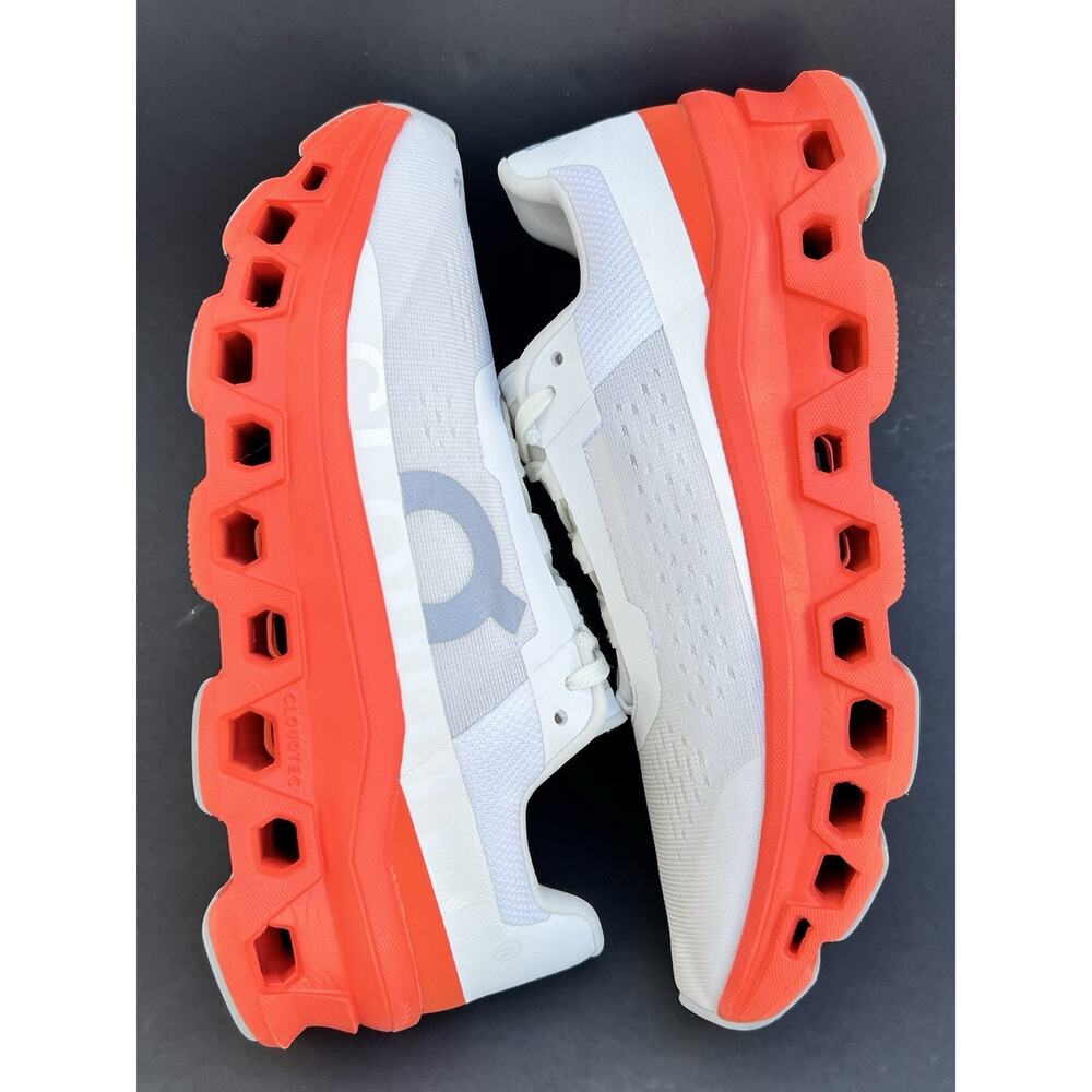 On Cloudmonster White Lightweight and Comfortable Running Shoes Women’s Size 9US - Picture 9 of 14